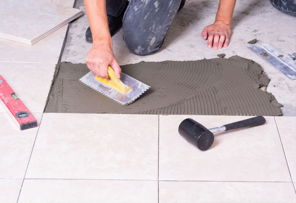 tile repair bathroom